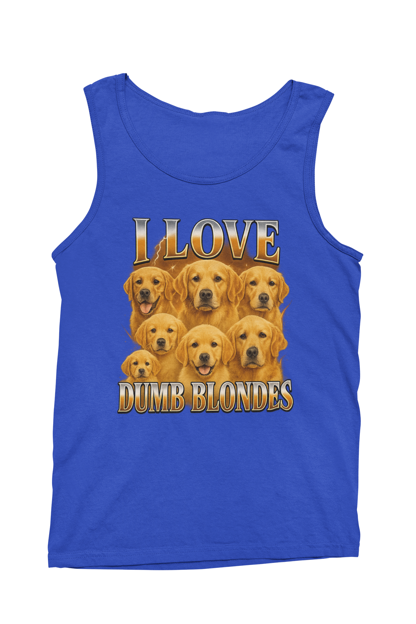 I Love Dumb Blondes Tank Top