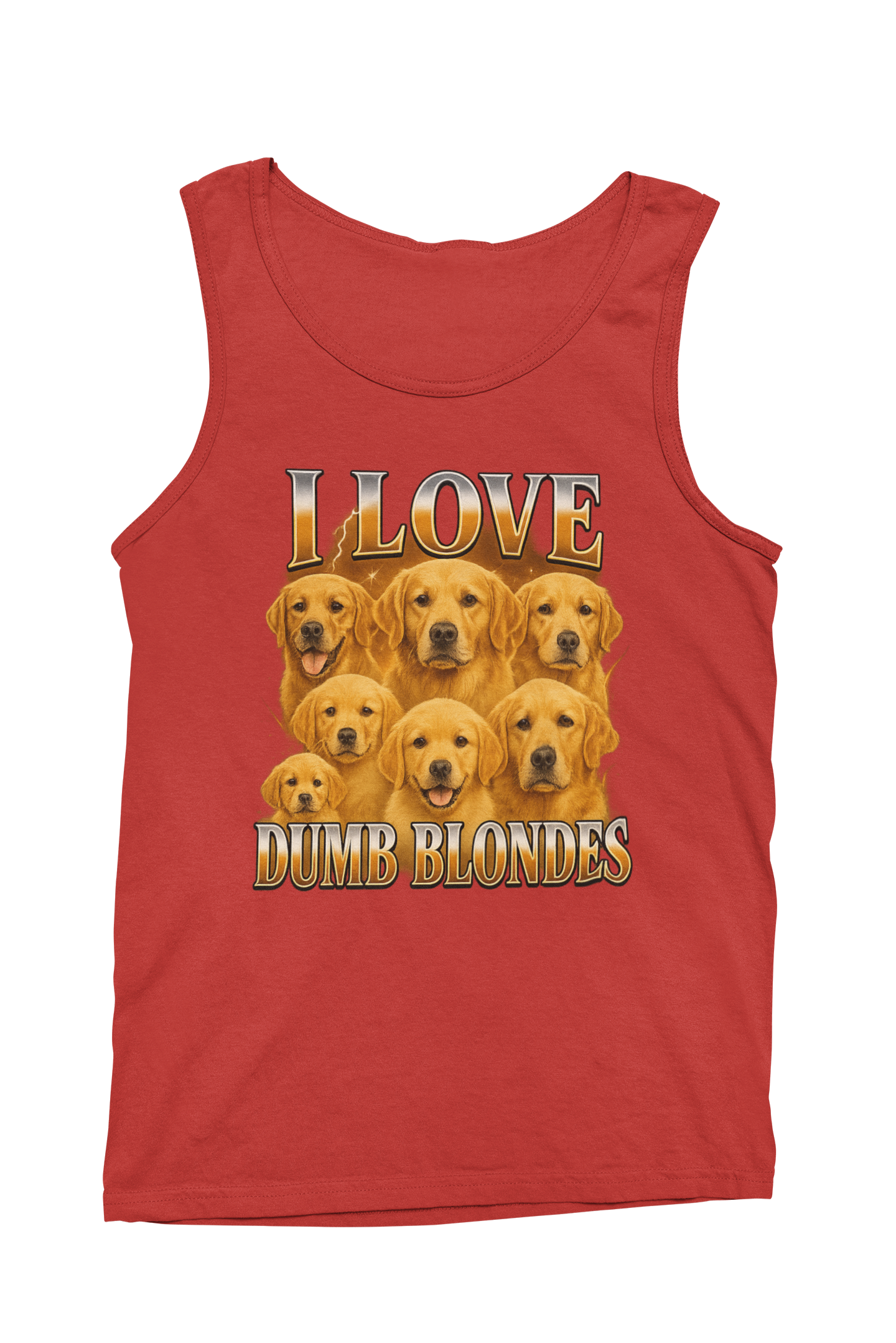 I Love Dumb Blondes Tank Top