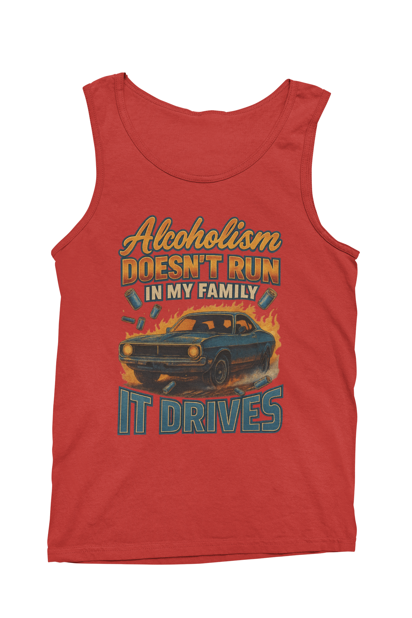 Alcoholism Doesn’t Run My Family Tank Top