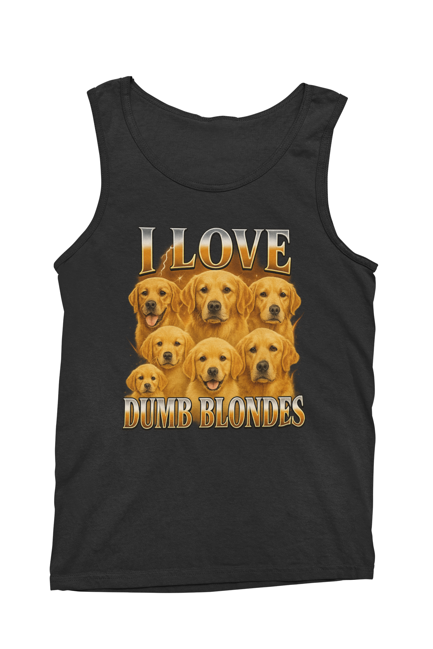 I Love Dumb Blondes Tank Top