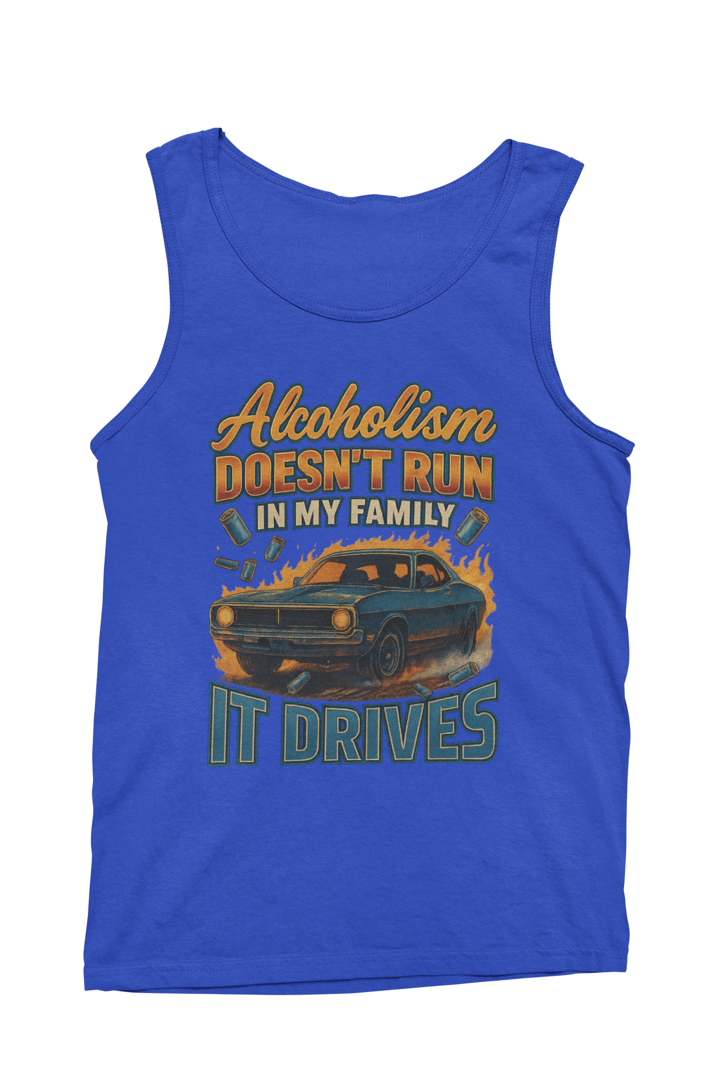 Alcoholism Doesn’t Run My Family Tank Top