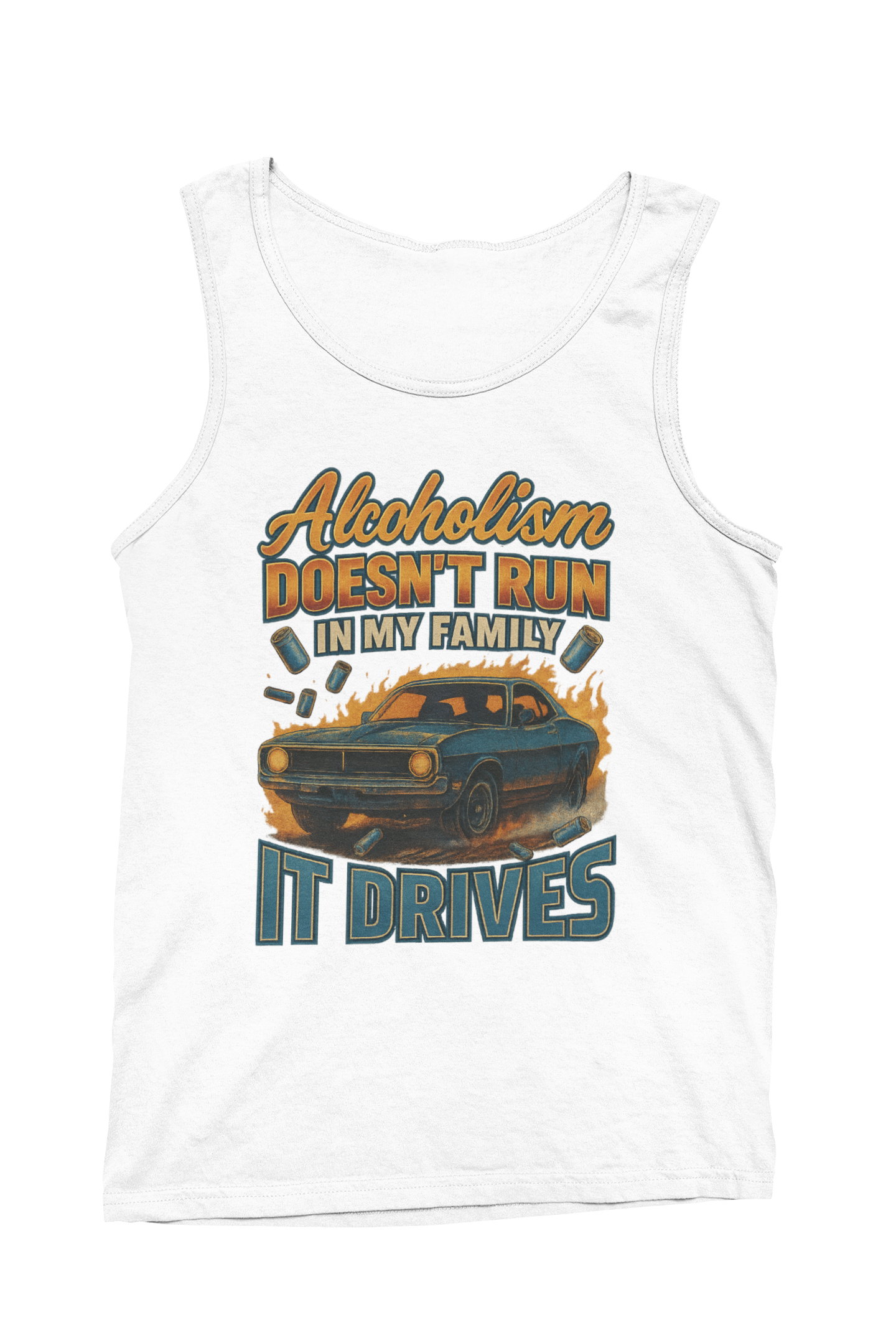 Alcoholism Doesn’t Run My Family Tank Top