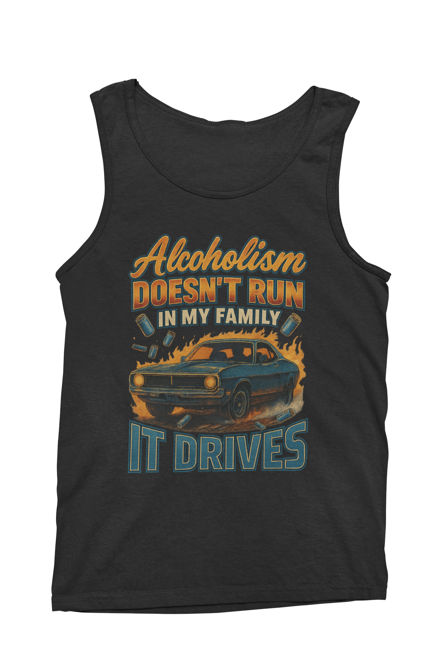 Alcoholism Doesn’t Run My Family Tank Top