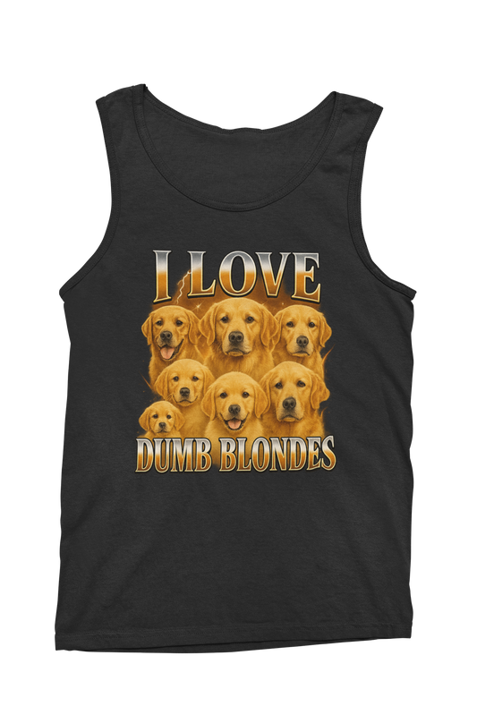 I Love Dumb Blondes Tank Top