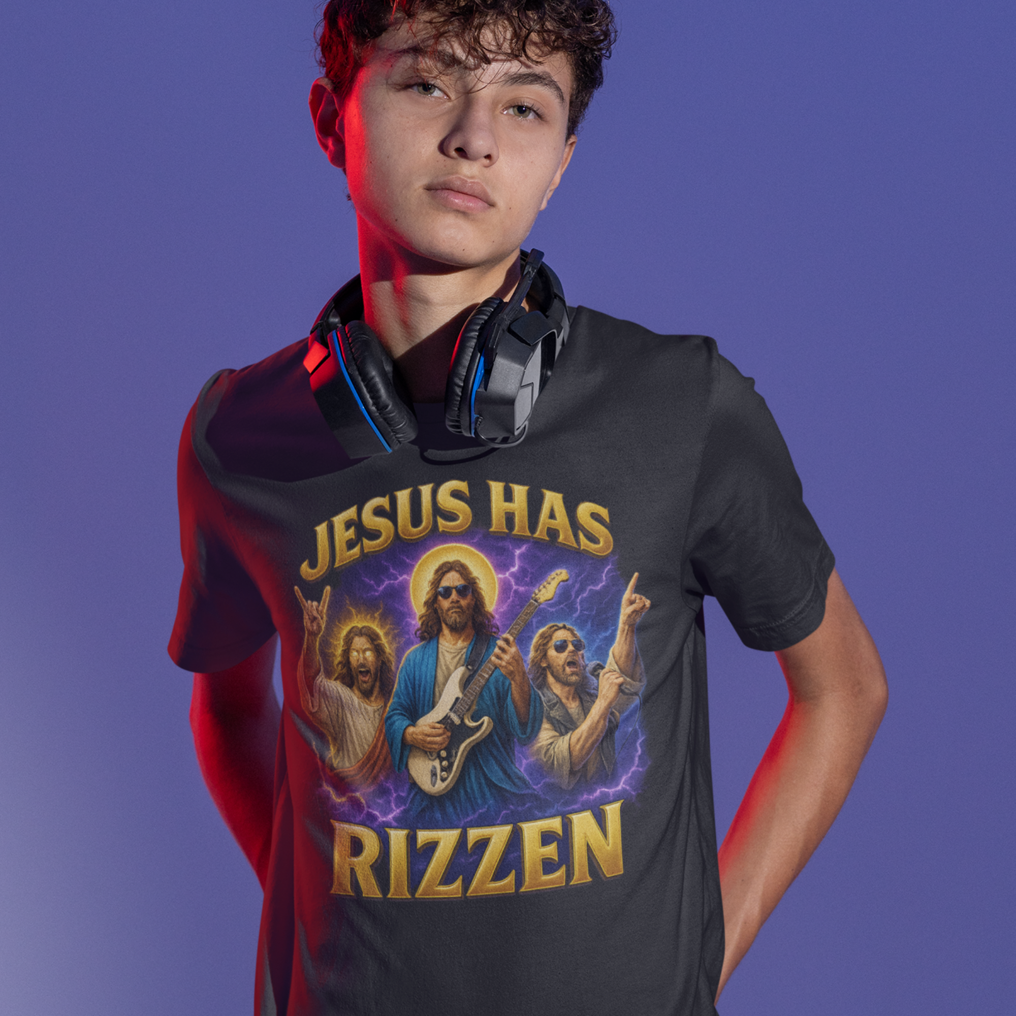 Jesus Has Rizzen T-Shirt